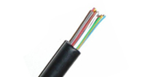 Individual screen unarmoured instrument cable